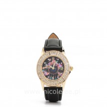 DREAM OF ALL COLORS DOUBLE DIAMOND WATCH BLACK