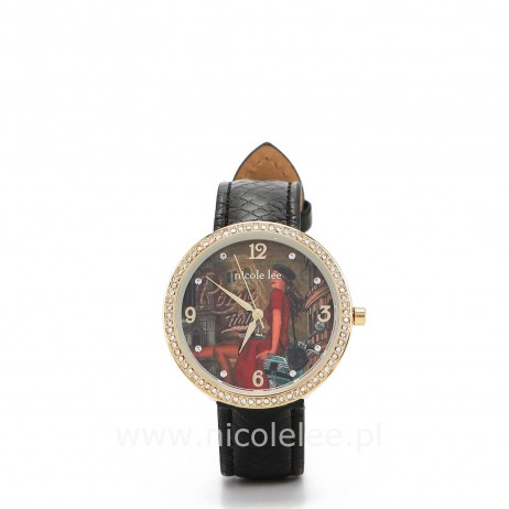 Memory of Rome classic diamond watch, zegarek