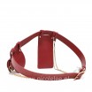 Chain double fanny pack red, nerka