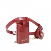 Chain double fanny pack red, nerka