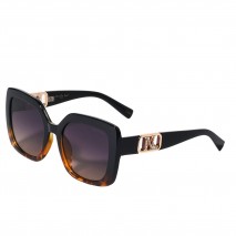 Sunglasses square leopard, okulary
