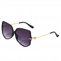 Sunglasses geometric black, okulary
