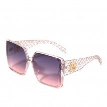 Sunglasses oversized pink, okulary
