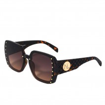 Sunglasses studded leopard, okulary