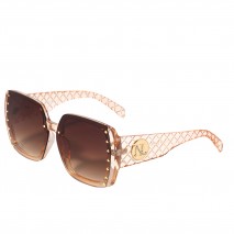 Sunglasses studded brown, okulary