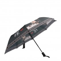 Lady in Black small umbrella, parasol