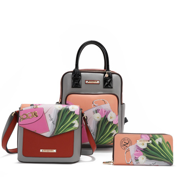 Violet Blossom 3 piece set, zestaw