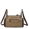 Multi patch crossbody, taupe, torebka