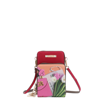 Violet Blossom phone case crossbody, torebka