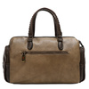 Multi patch boston bag, taupe, torebka