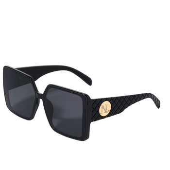 Sunglasses oversized black, okulary