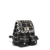 Tweed mini backpack black, plecak