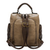 Multi patch backpack, taupe, plecak