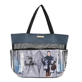 Moda snowflake, organizer bag, torebka