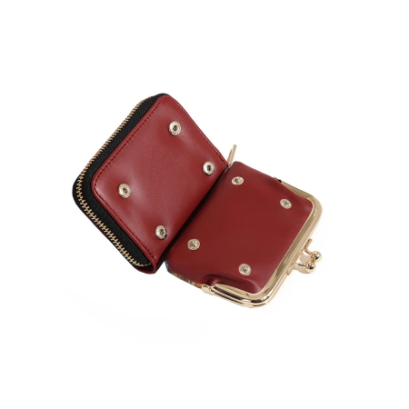 Moda snowflake, coin purse, portmonetka